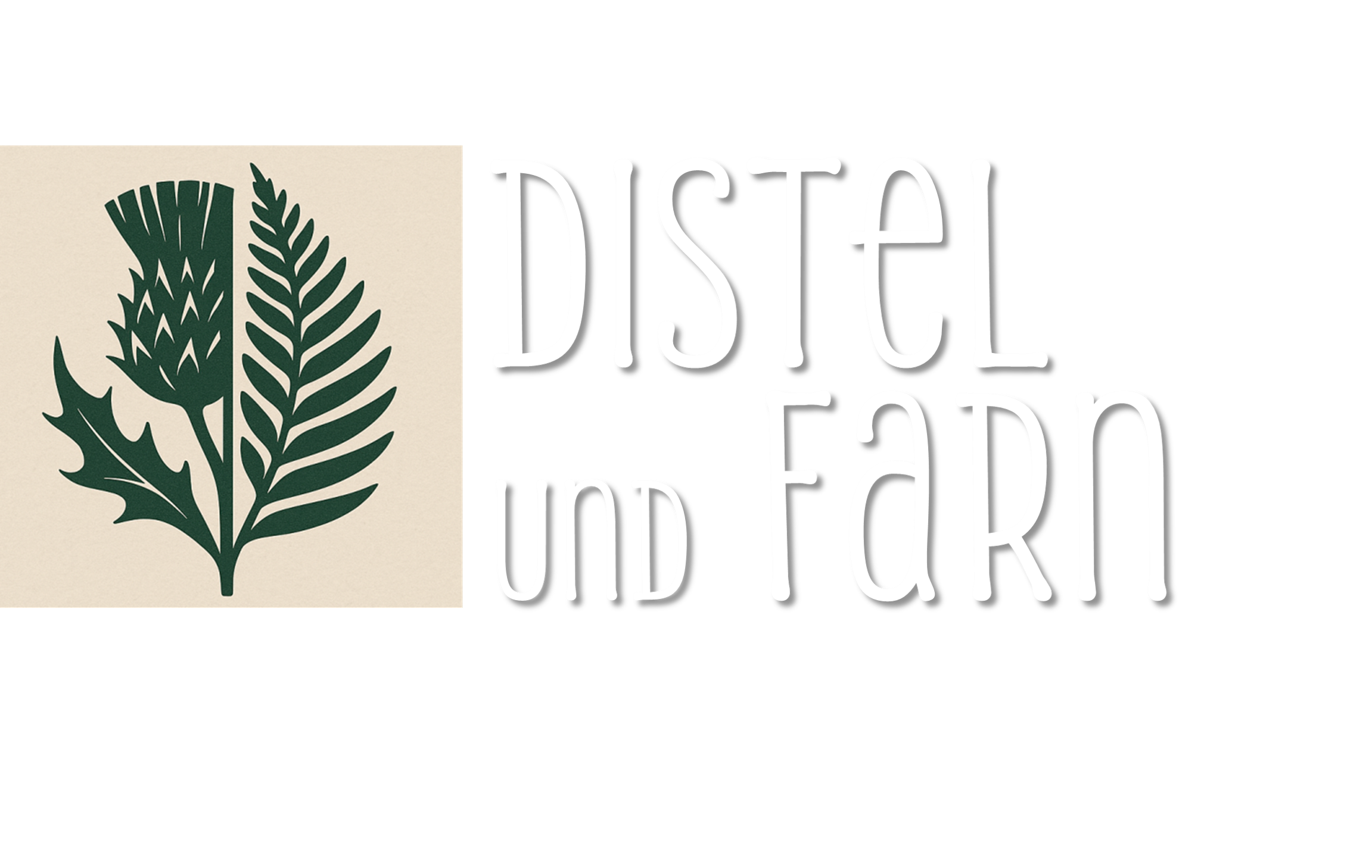 Distel und Farn